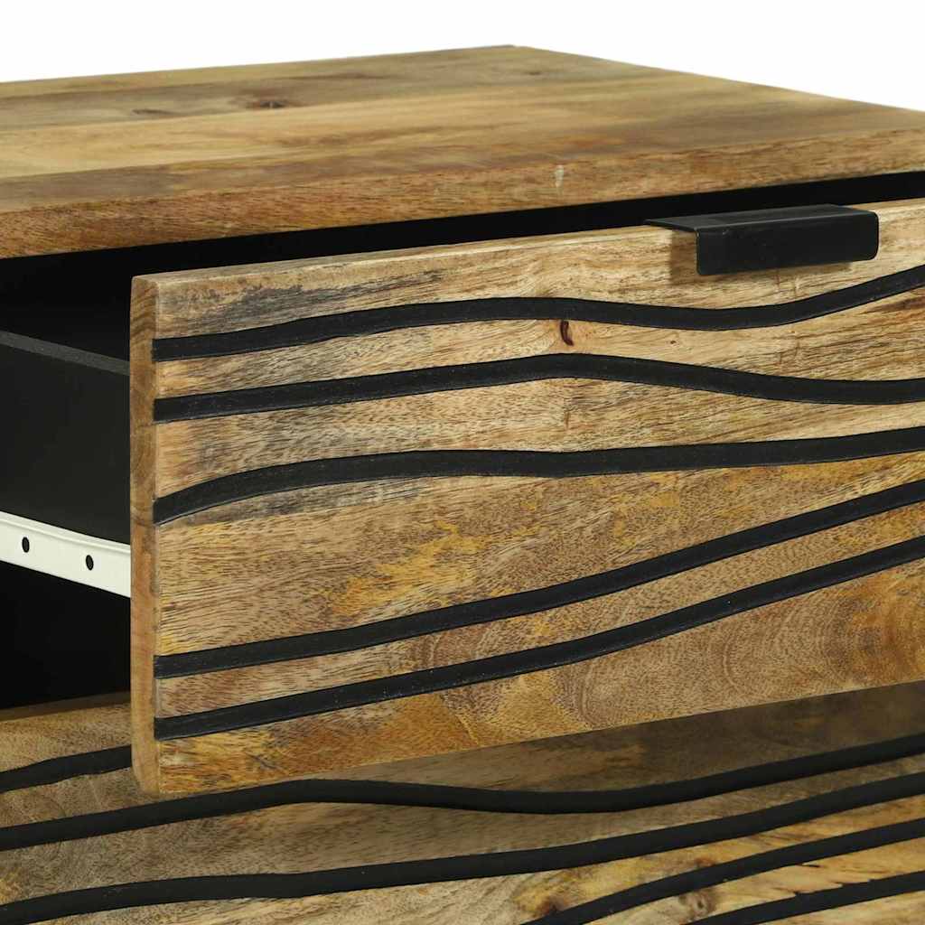 Bedside Cabinet Natural 50 x 33 x 62 cm Engineered Wood
