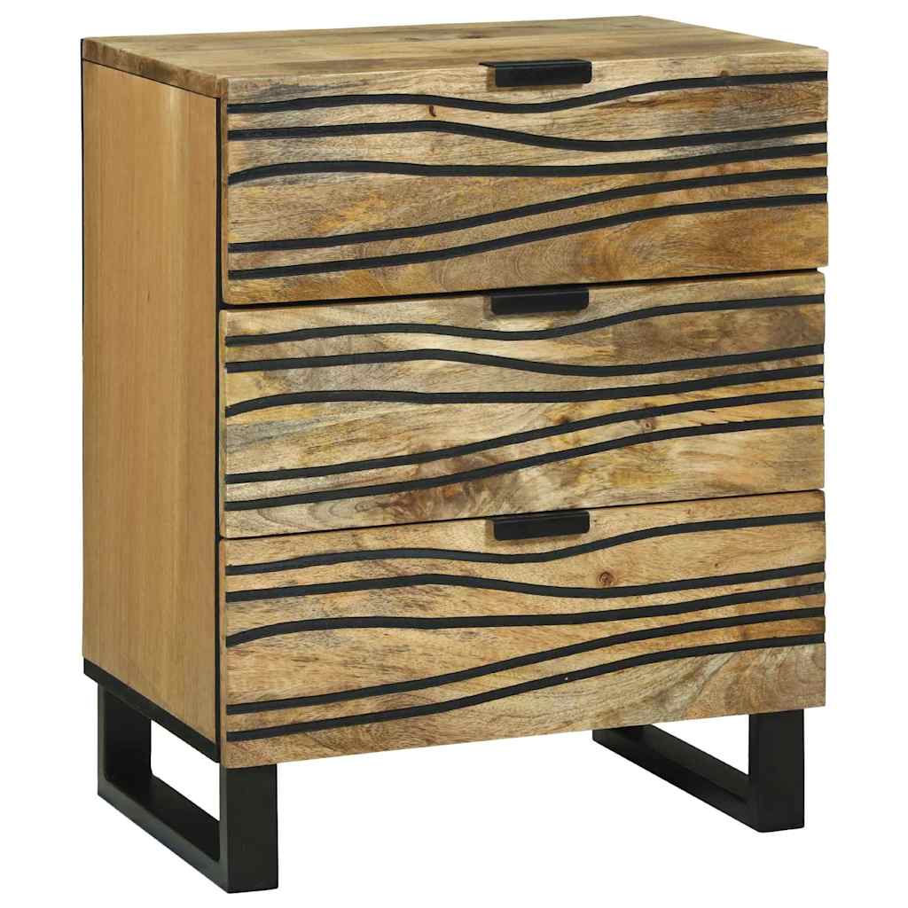 Bedside Cabinet Natural 50 x 33 x 62 cm Engineered Wood