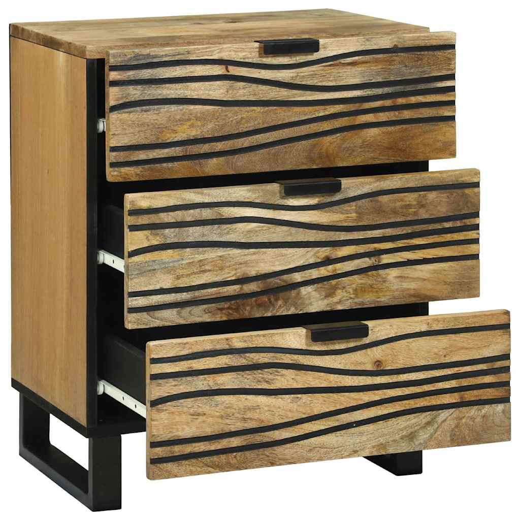 Bedside Cabinet Natural 50 x 33 x 62 cm Engineered Wood