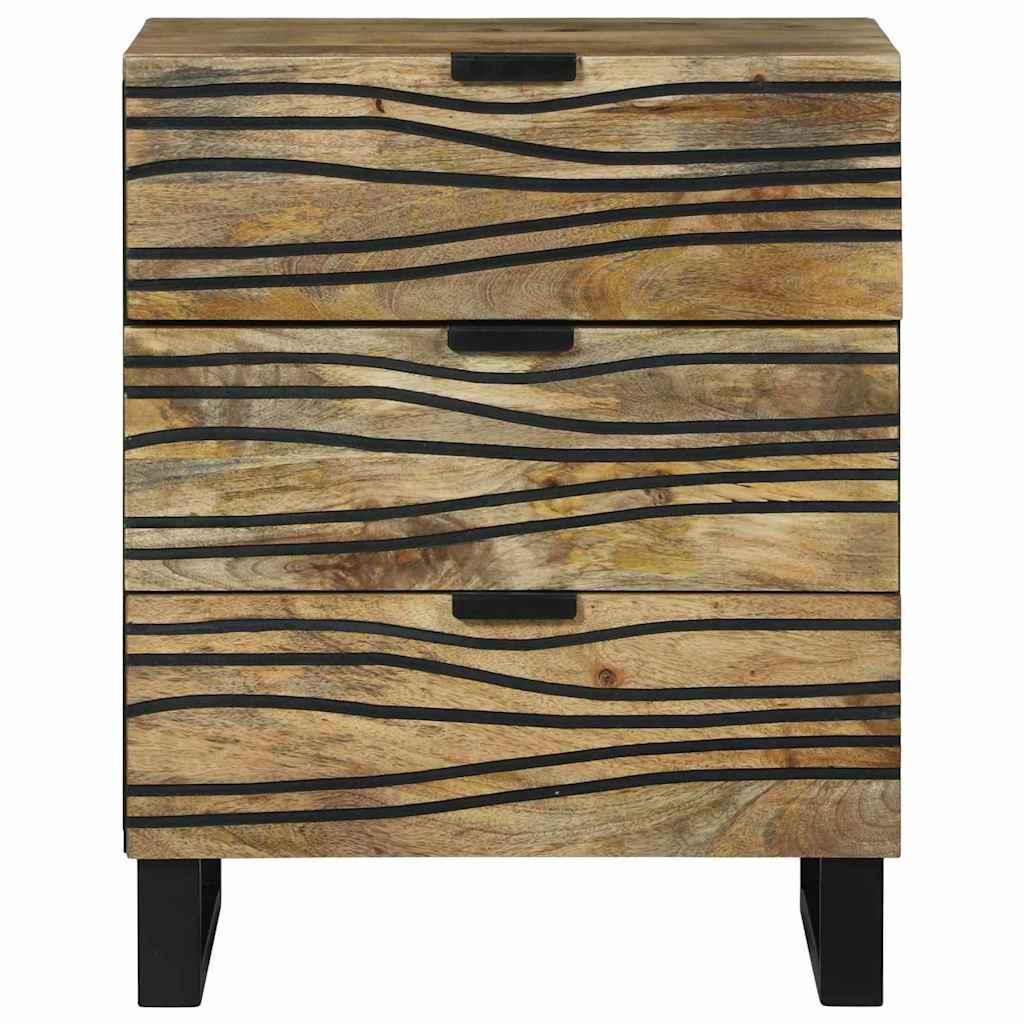 Bedside Cabinet Natural 50 x 33 x 62 cm Engineered Wood
