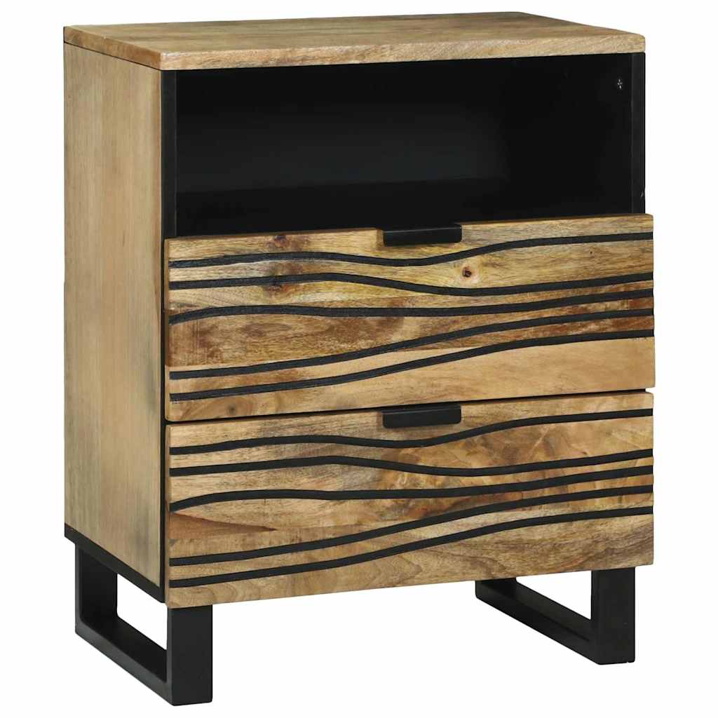 Bedside Cabinet Natural 50 x 33 x 62 cm Engineered Wood