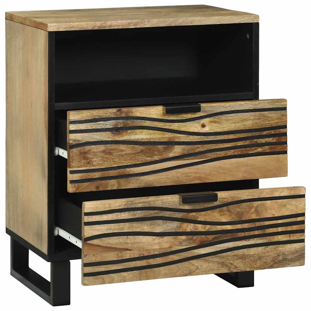 Bedside Cabinet Natural 50 x 33 x 62 cm Engineered Wood