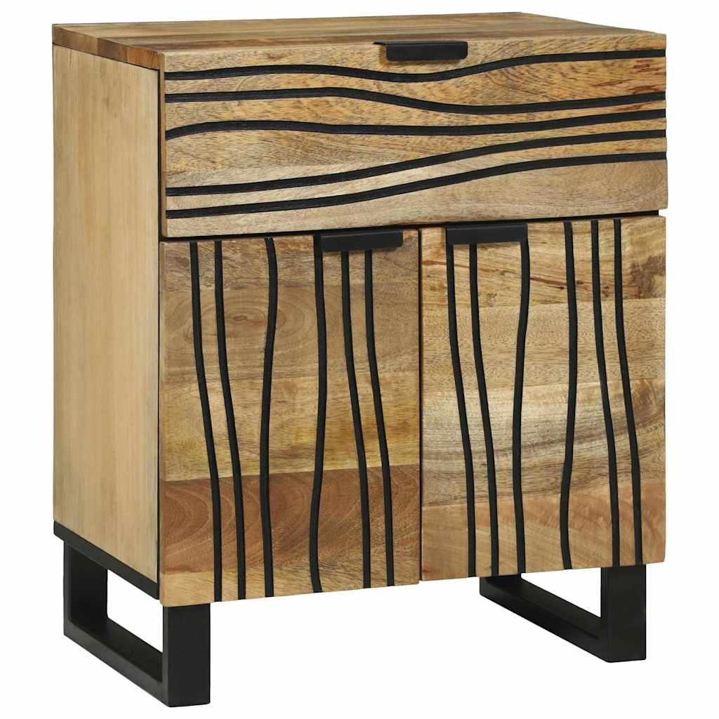 Bedside Cabinet Natural 50 x 33 x 60 cm Engineered Wood