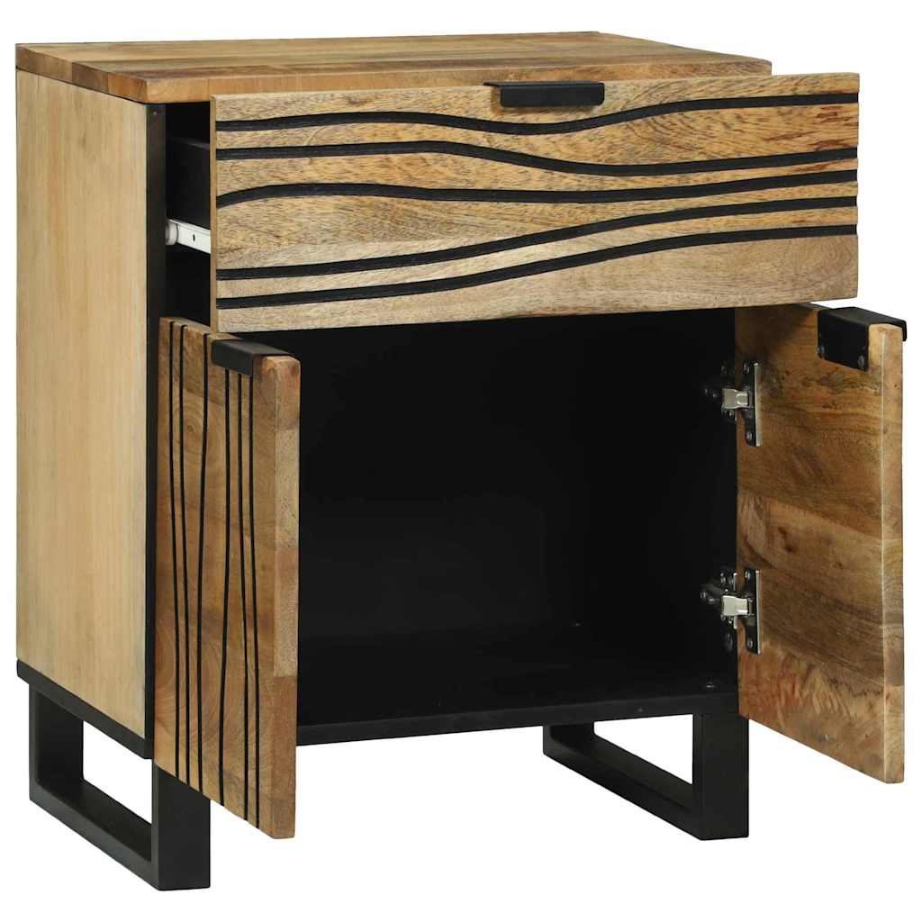 Bedside Cabinet Natural 50 x 33 x 60 cm Engineered Wood