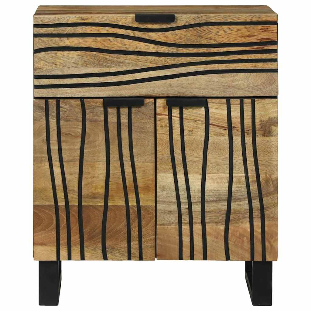 Bedside Cabinet Natural 50 x 33 x 60 cm Engineered Wood