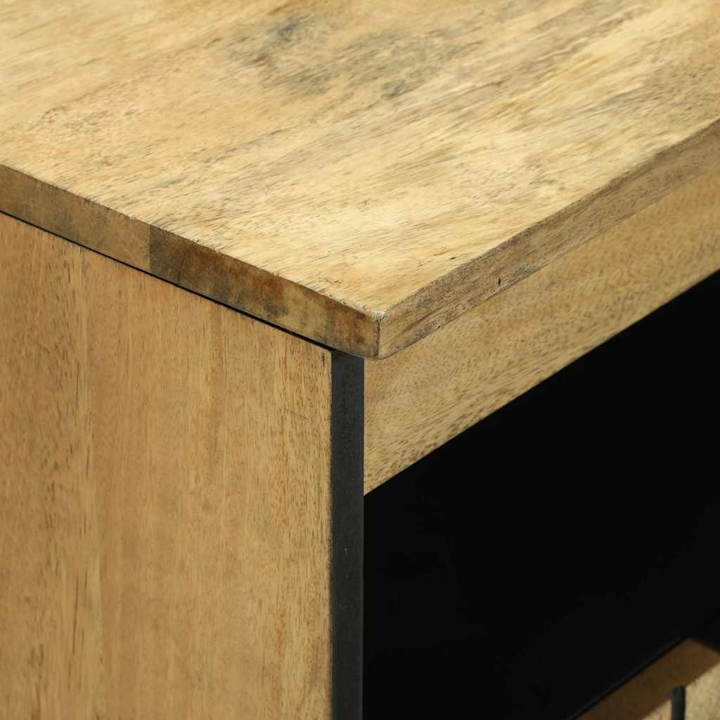Sideboard with Drawer Brown 60 x 33 x 75 cm Solid mango wood