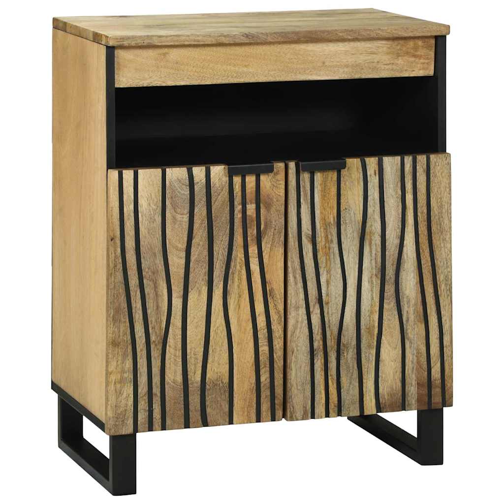 Sideboard with Drawer Brown 60 x 33 x 75 cm Solid mango wood