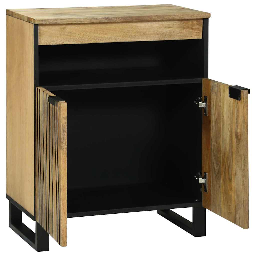 Sideboard with Drawer Brown 60 x 33 x 75 cm Solid mango wood