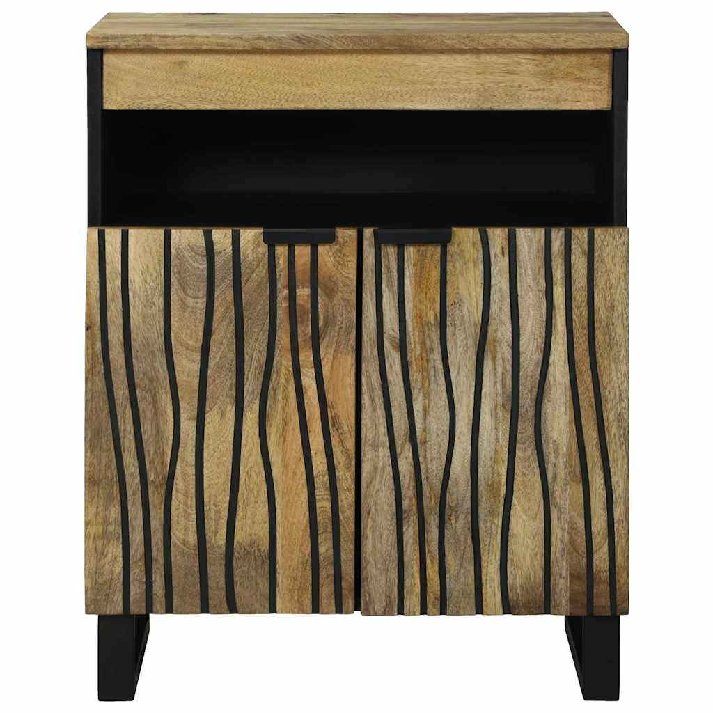 Sideboard with Drawer Brown 60 x 33 x 75 cm Solid mango wood