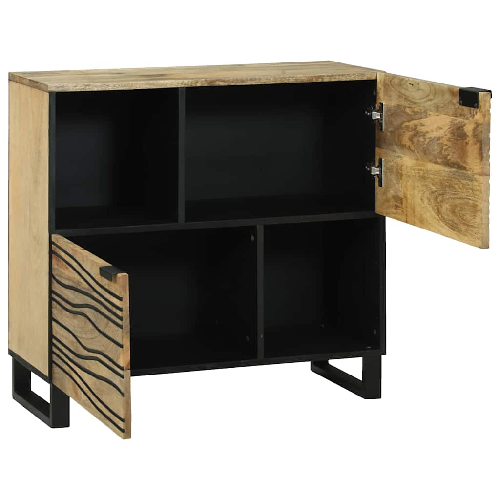 Sideboard Brown 80 x 33 x 75 cm Solid mango wood