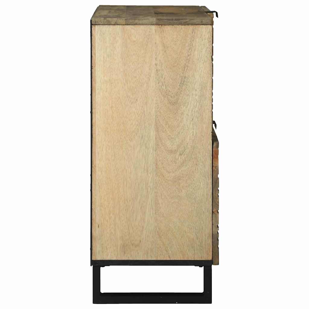 Sideboard Brown 80 x 33 x 75 cm Solid mango wood