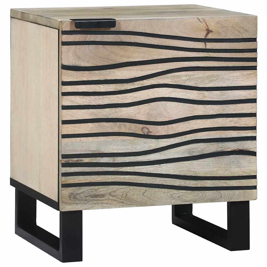 Bedside Cabinet White 40 x 33 x 46 cm Engineered Wood