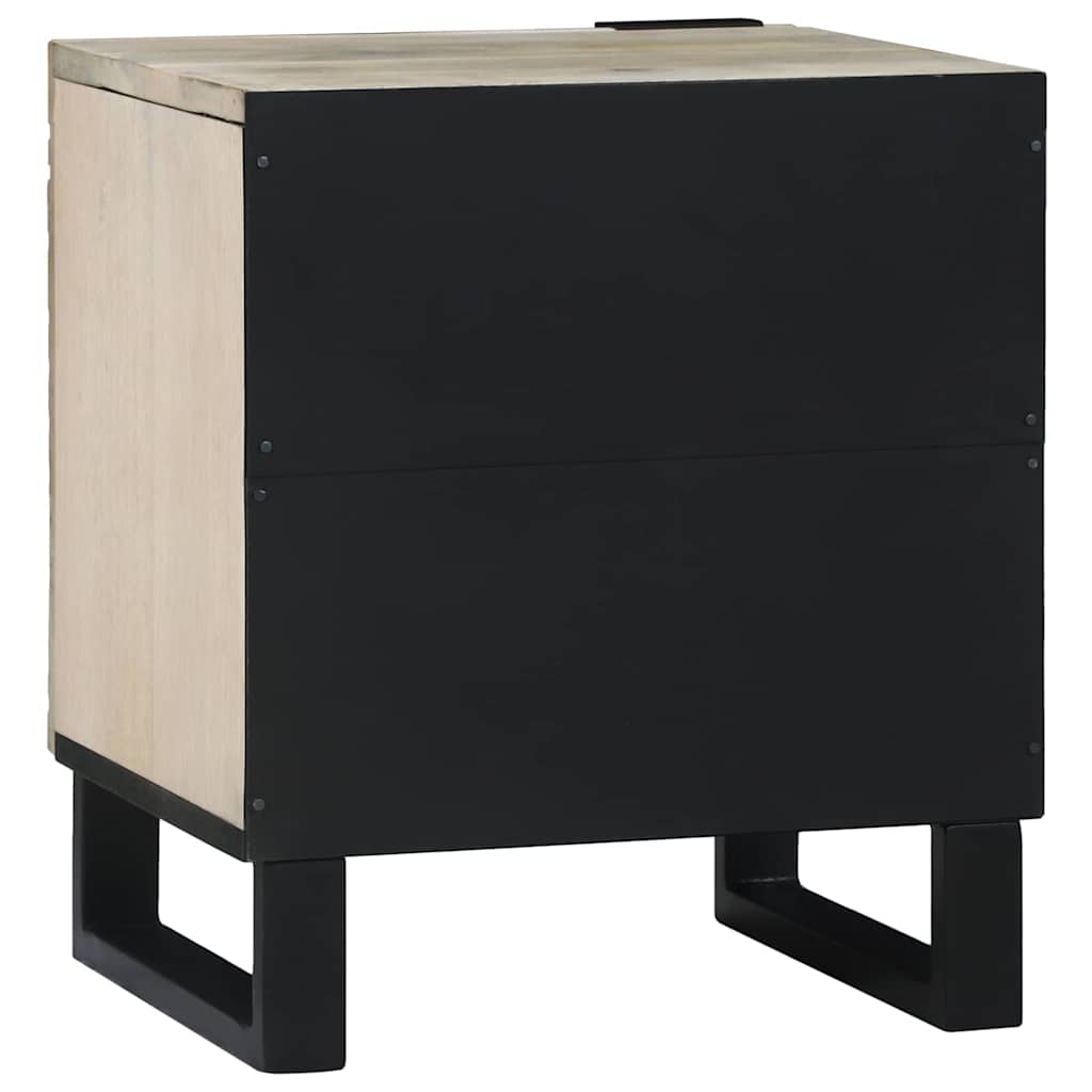 Bedside Cabinet White 40 x 33 x 46 cm Engineered Wood