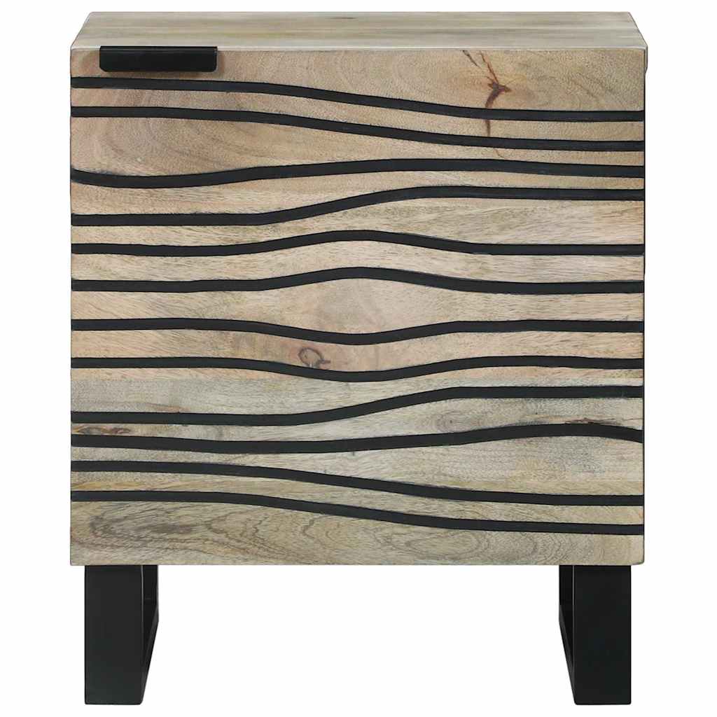 Bedside Cabinet White 40 x 33 x 46 cm Engineered Wood