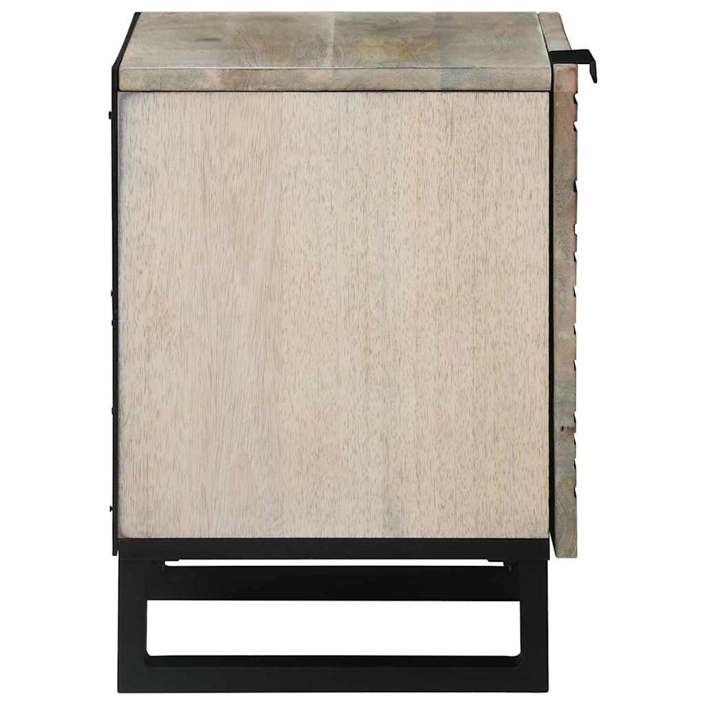 Bedside Cabinet White 40 x 33 x 46 cm Engineered Wood