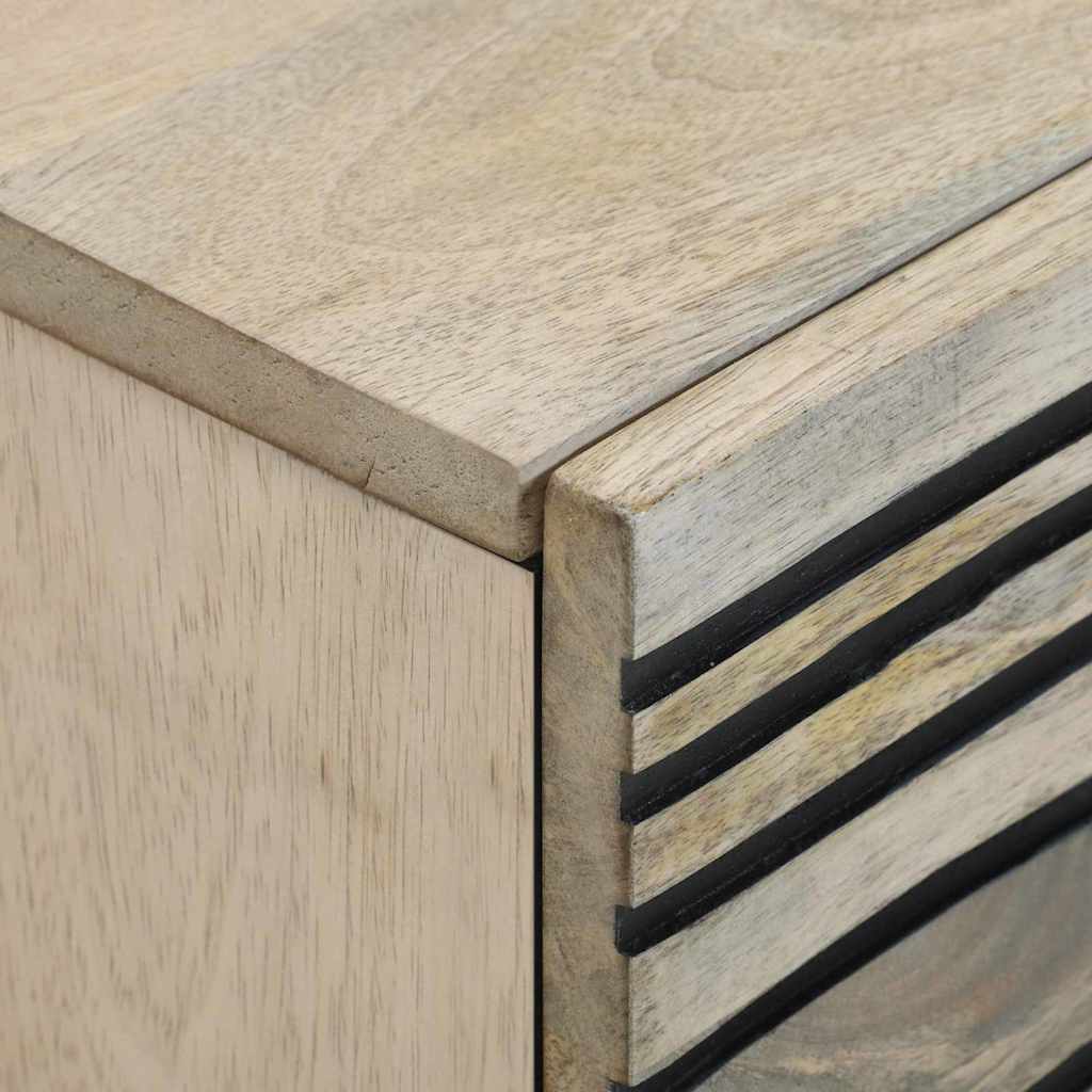 Bedside Cabinet White 40 x 33 x 46 cm Engineered Wood