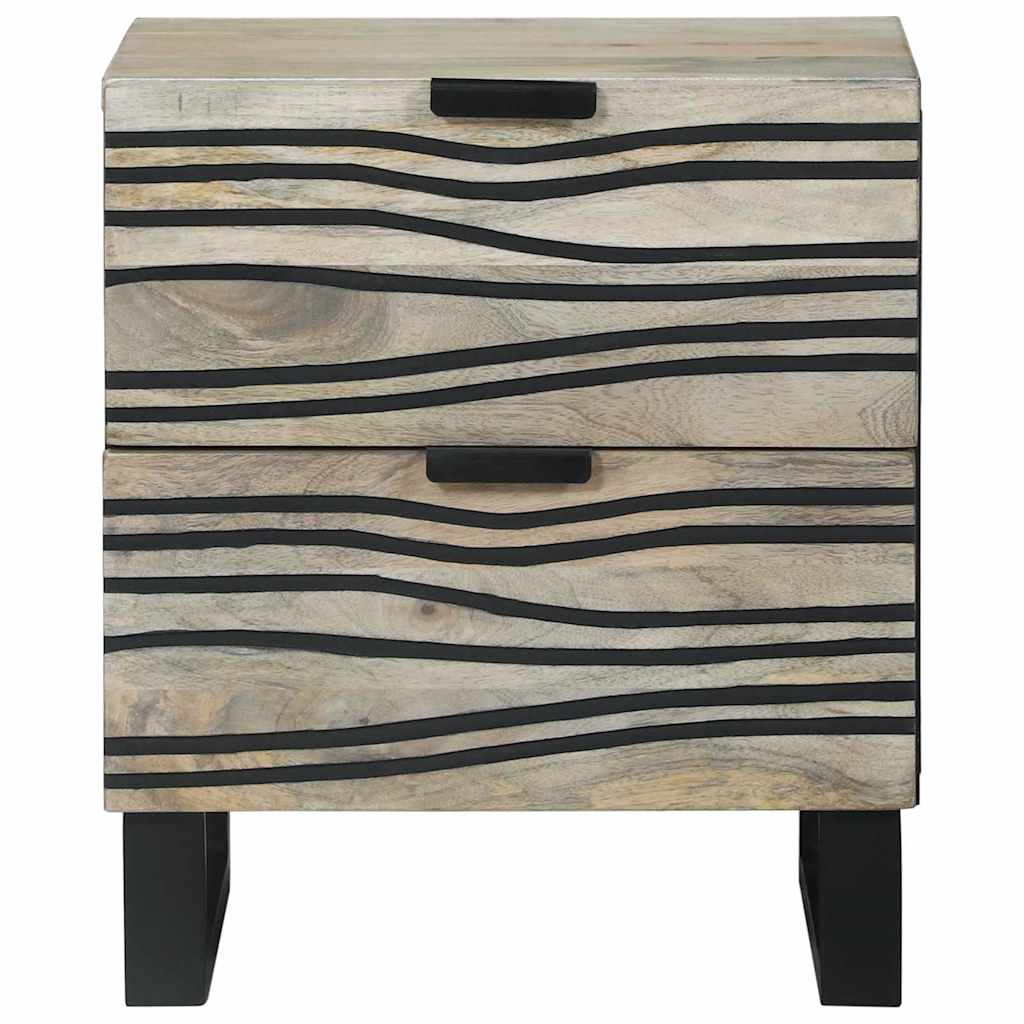 Bedside Cabinet White 40 x 33 x 46 cm Engineered Wood