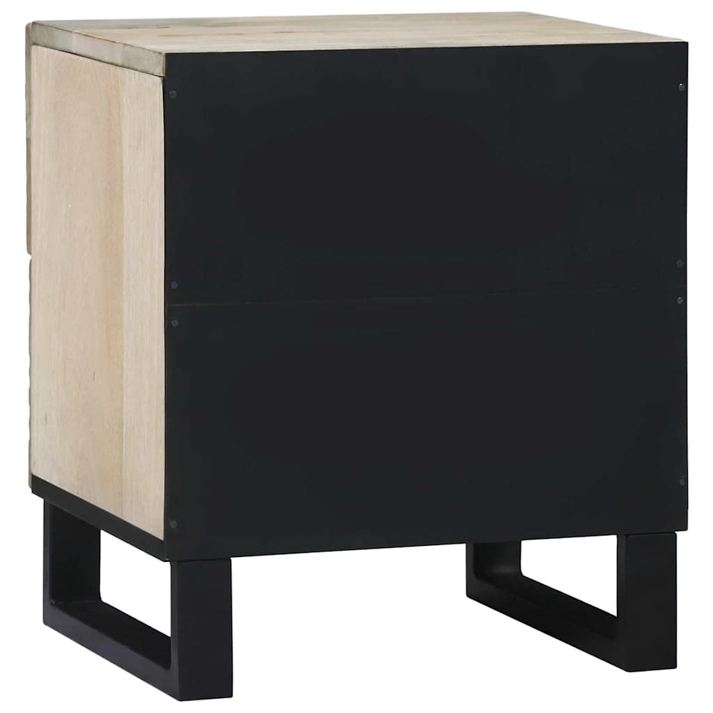 Bedside Cabinet 2 pcs White 40 x 33 x 46 cm Engineered Wood