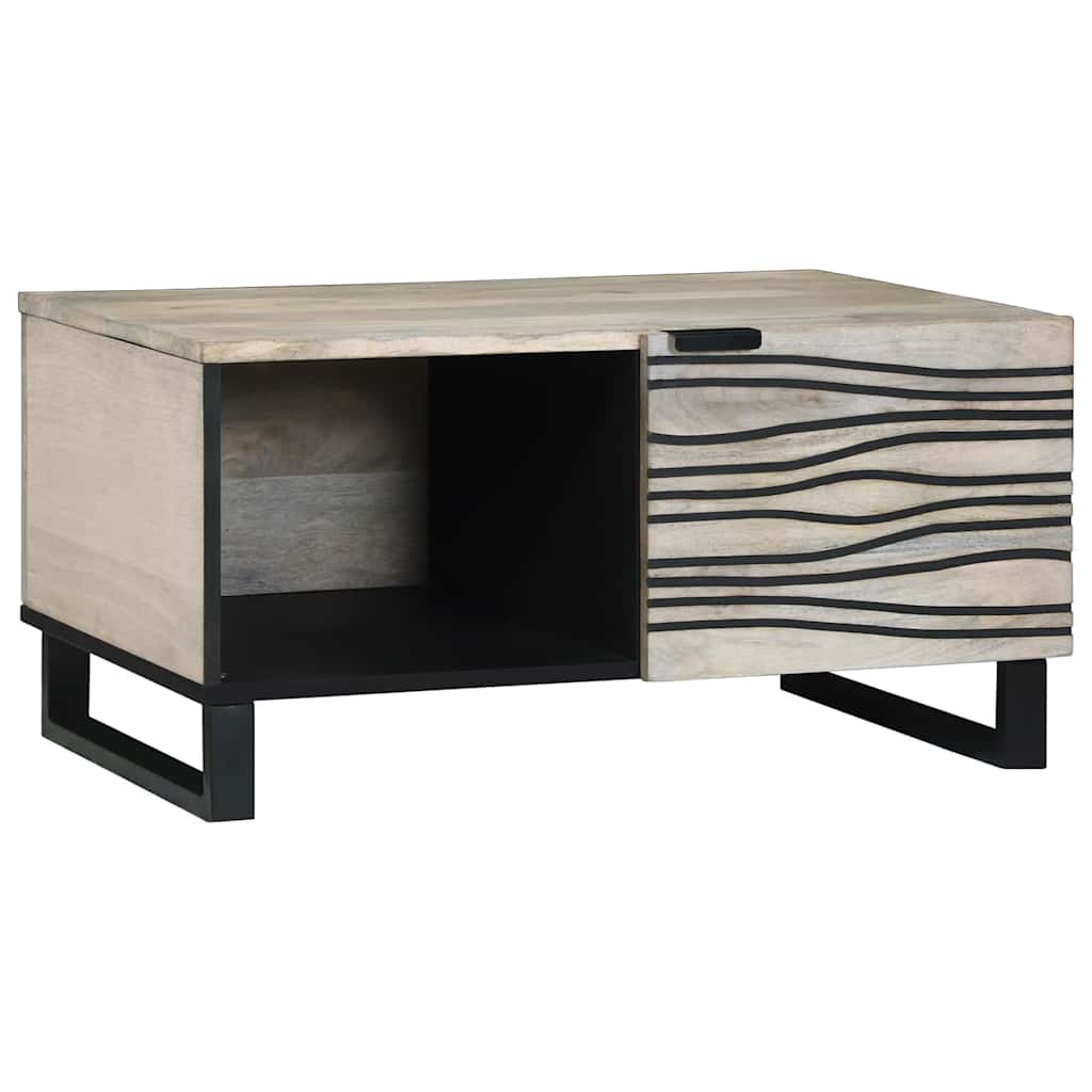 Coffee Table White 80 x 50 x 40 cm Engineered Wood