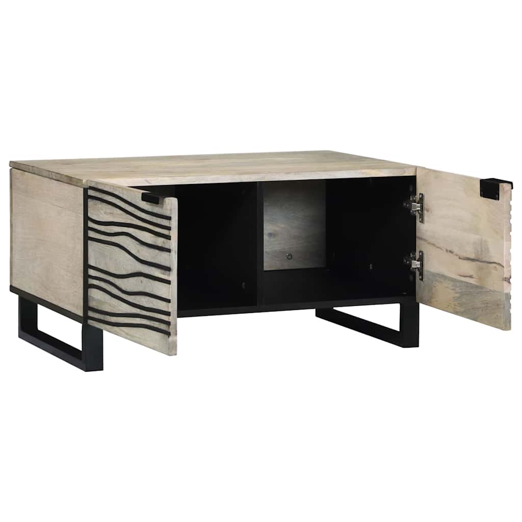 Coffee Table White 80 x 50 x 40 cm Engineered Wood