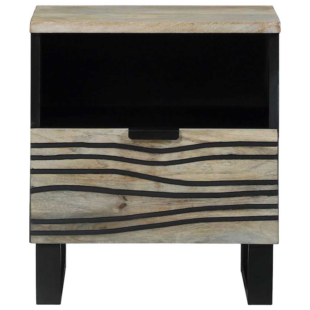 Bedside Cabinet White 40 x 33 x 46 cm Engineered Wood
