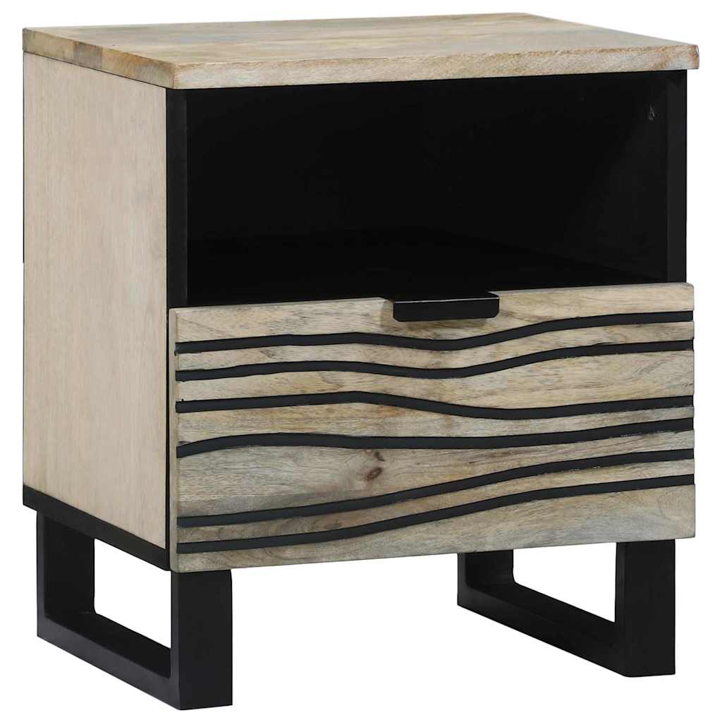 Bedside Cabinet 2 pcs White 40 x 33 x 46 cm Engineered Wood
