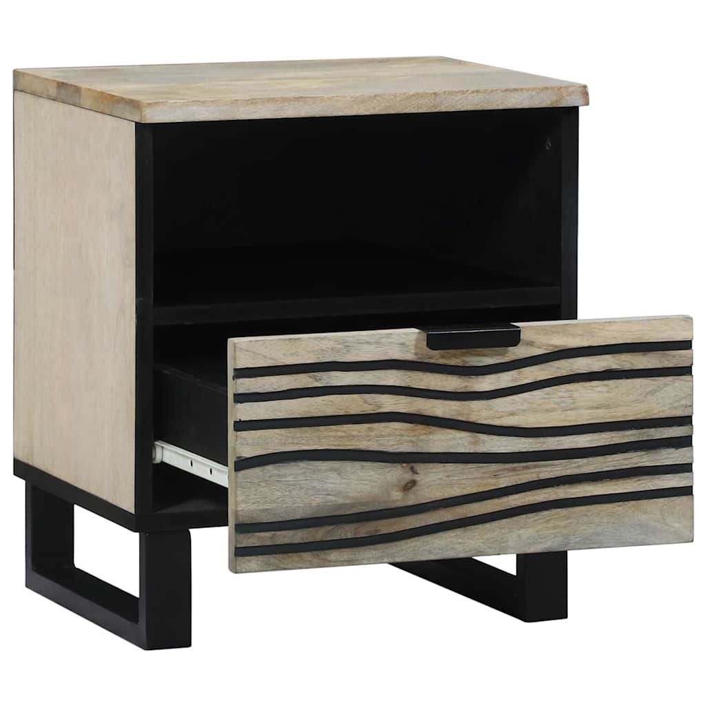 Bedside Cabinet 2 pcs White 40 x 33 x 46 cm Engineered Wood