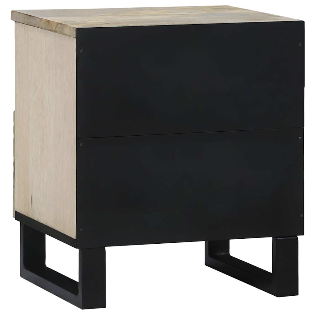 Bedside Cabinet 2 pcs White 40 x 33 x 46 cm Engineered Wood