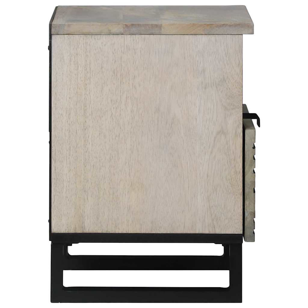 Bedside Cabinet 2 pcs White 40 x 33 x 46 cm Engineered Wood
