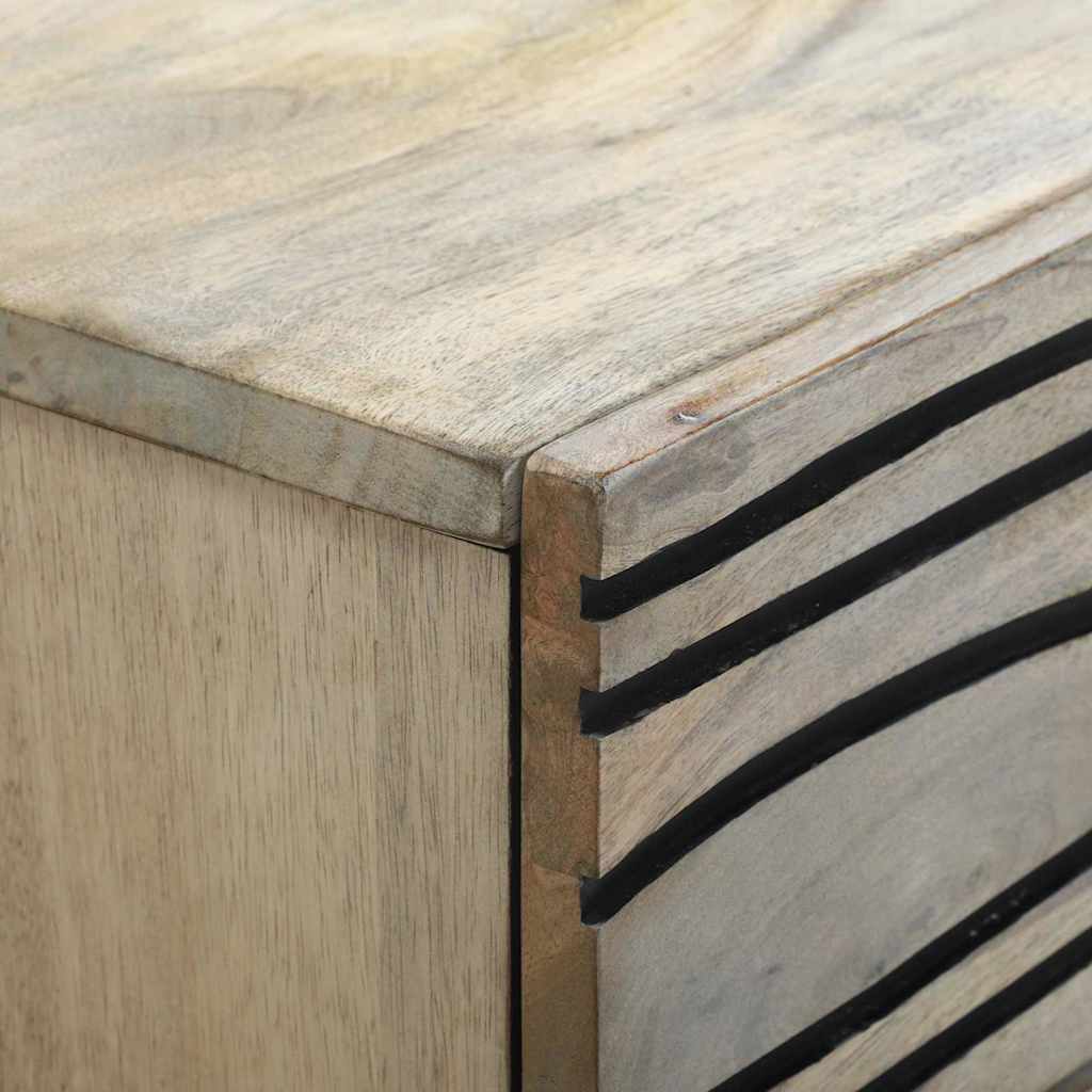 Bedside Cabinet White 50 x 33 x 60 cm Engineered Wood