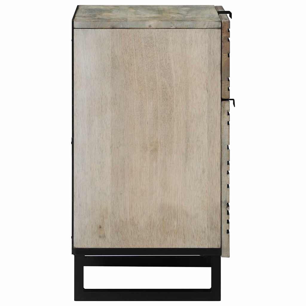 Bedside Cabinet White 50 x 33 x 60 cm Engineered Wood