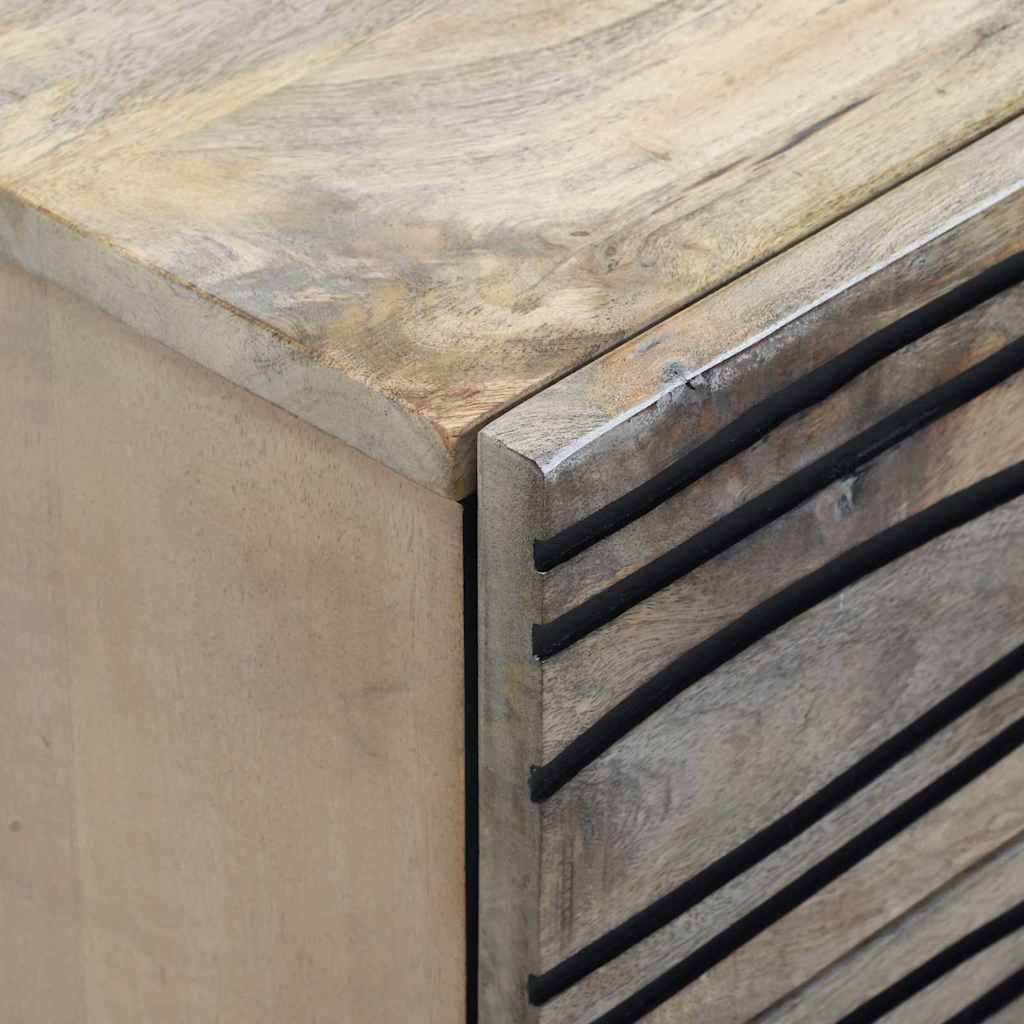 Bedside Cabinet White 50 x 33 x 62 cm Engineered Wood