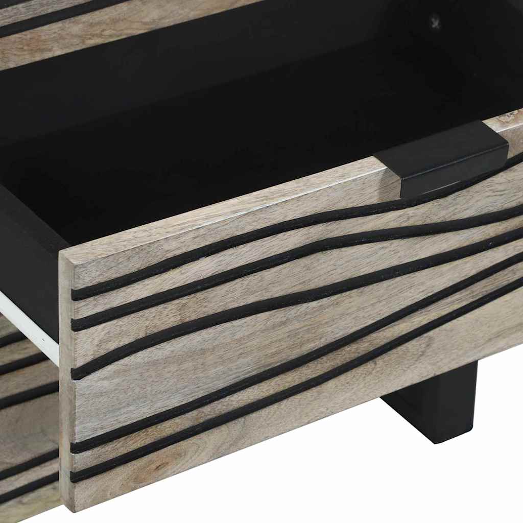 Bedside Cabinet White 50 x 33 x 62 cm Engineered Wood
