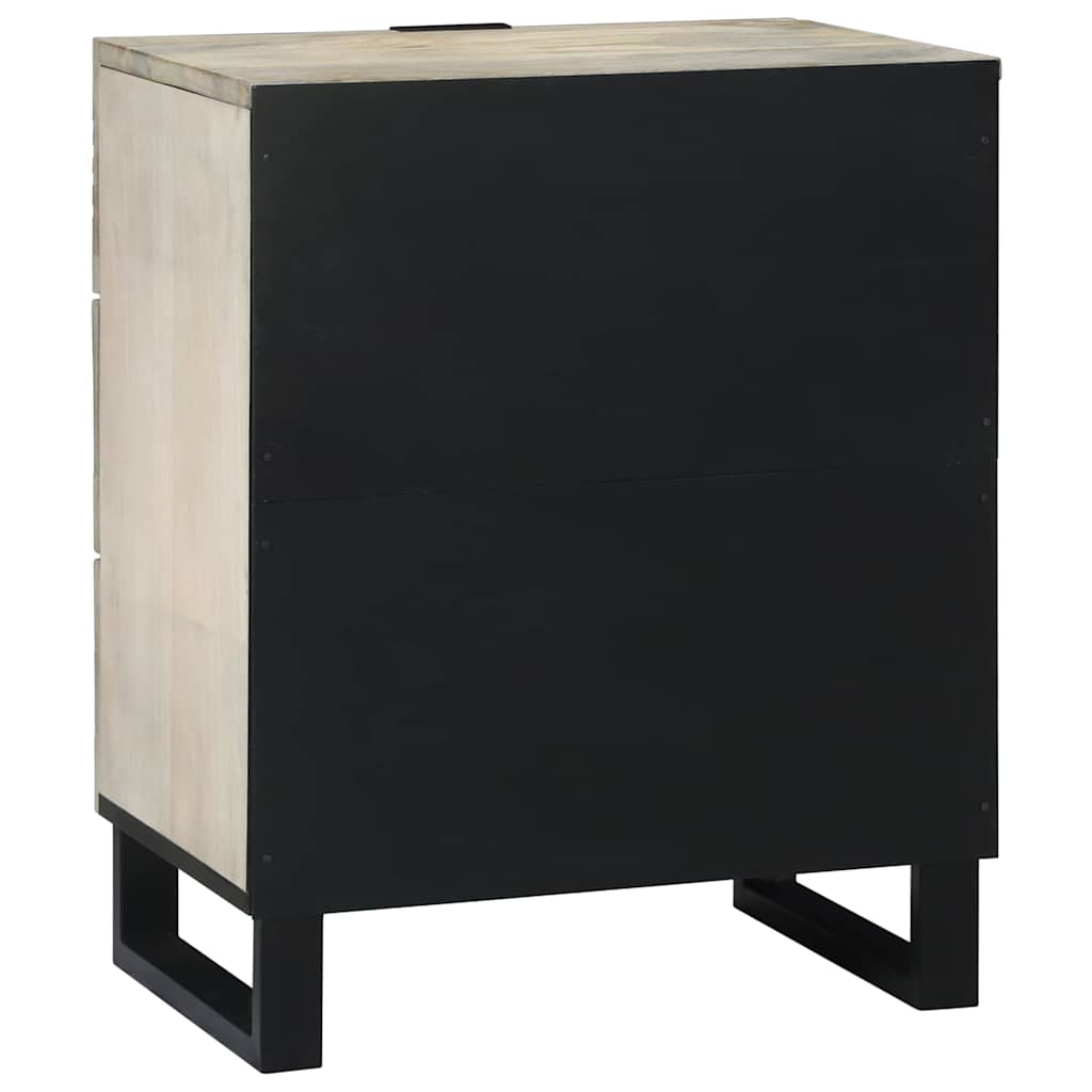 Bedside Cabinet White 50 x 33 x 62 cm Engineered Wood