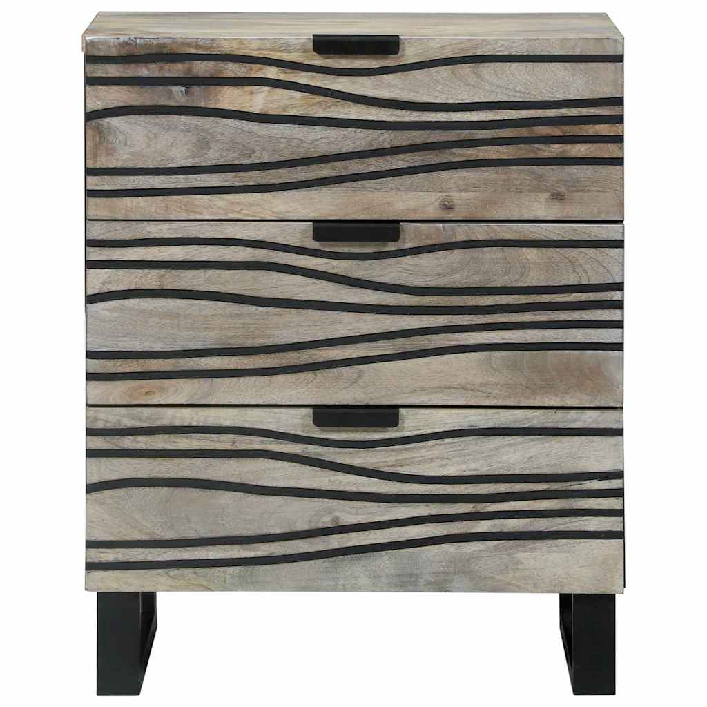 Bedside Cabinet White 50 x 33 x 62 cm Engineered Wood