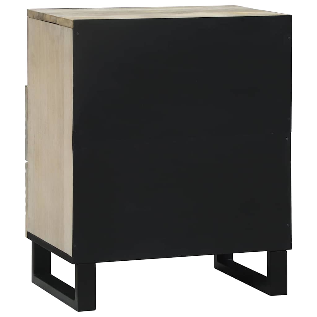 Bedside Cabinet White 50 x 33 x 62 cm Engineered Wood