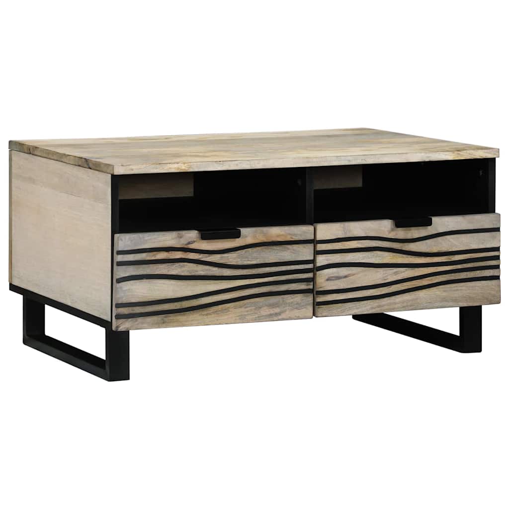 Coffee Table White 80 x 54 x 40 cm Engineered Wood