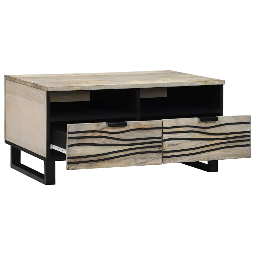Coffee Table White 80 x 54 x 40 cm Engineered Wood