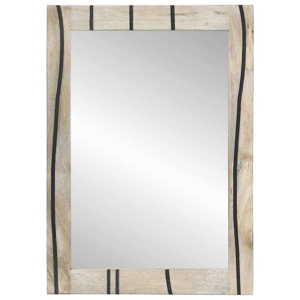 Bathroom Mirror Rectangular with Mirror White 50 x 2.5 x 70 cm