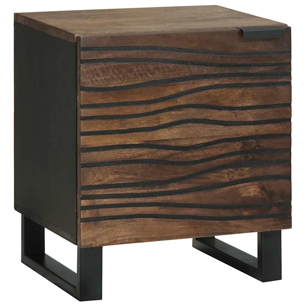 Bedside Cabinet 2 pcs Walnut 40 x 33 x 46 cm Engineered Wood
