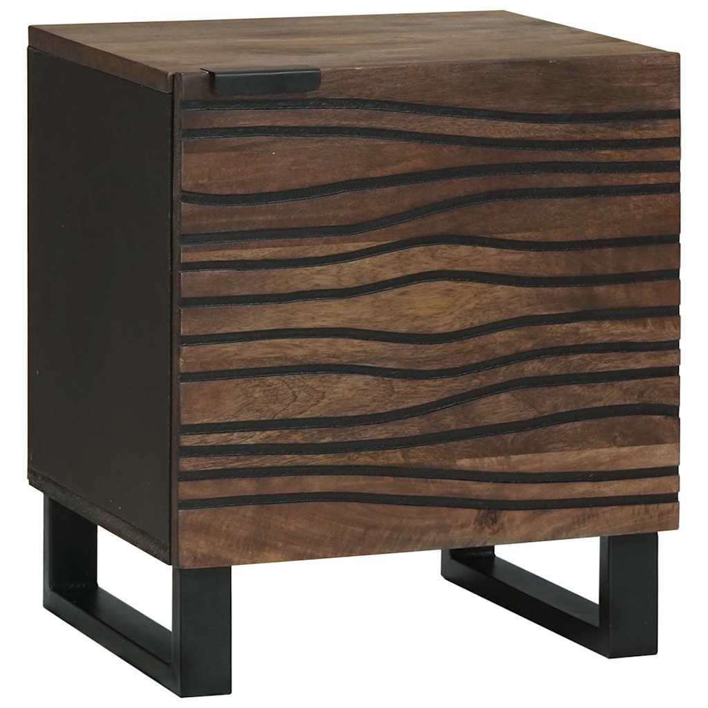 Bedside Cabinet 2 pcs Walnut 40 x 33 x 46 cm Engineered Wood