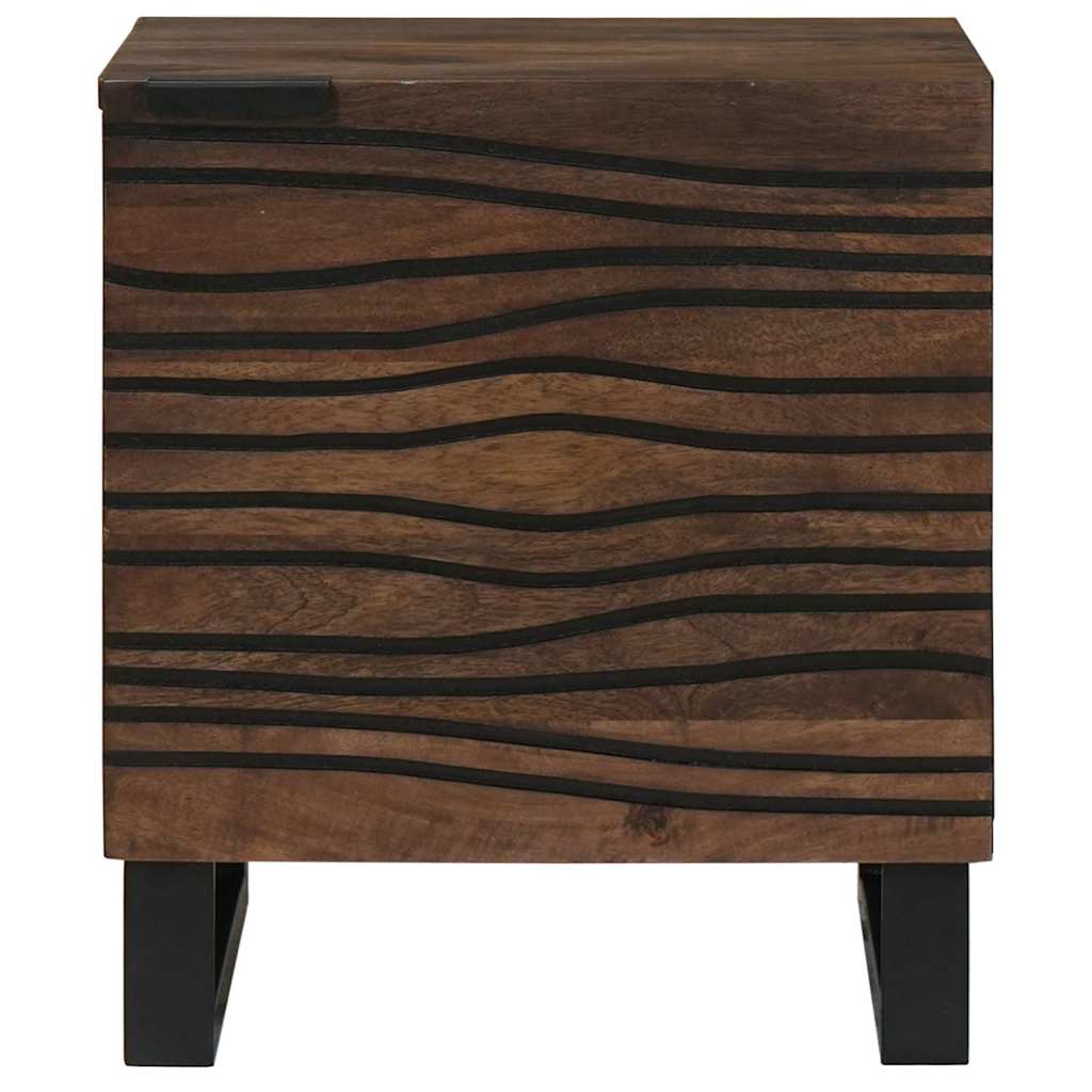 Bedside Cabinet 2 pcs Walnut 40 x 33 x 46 cm Engineered Wood