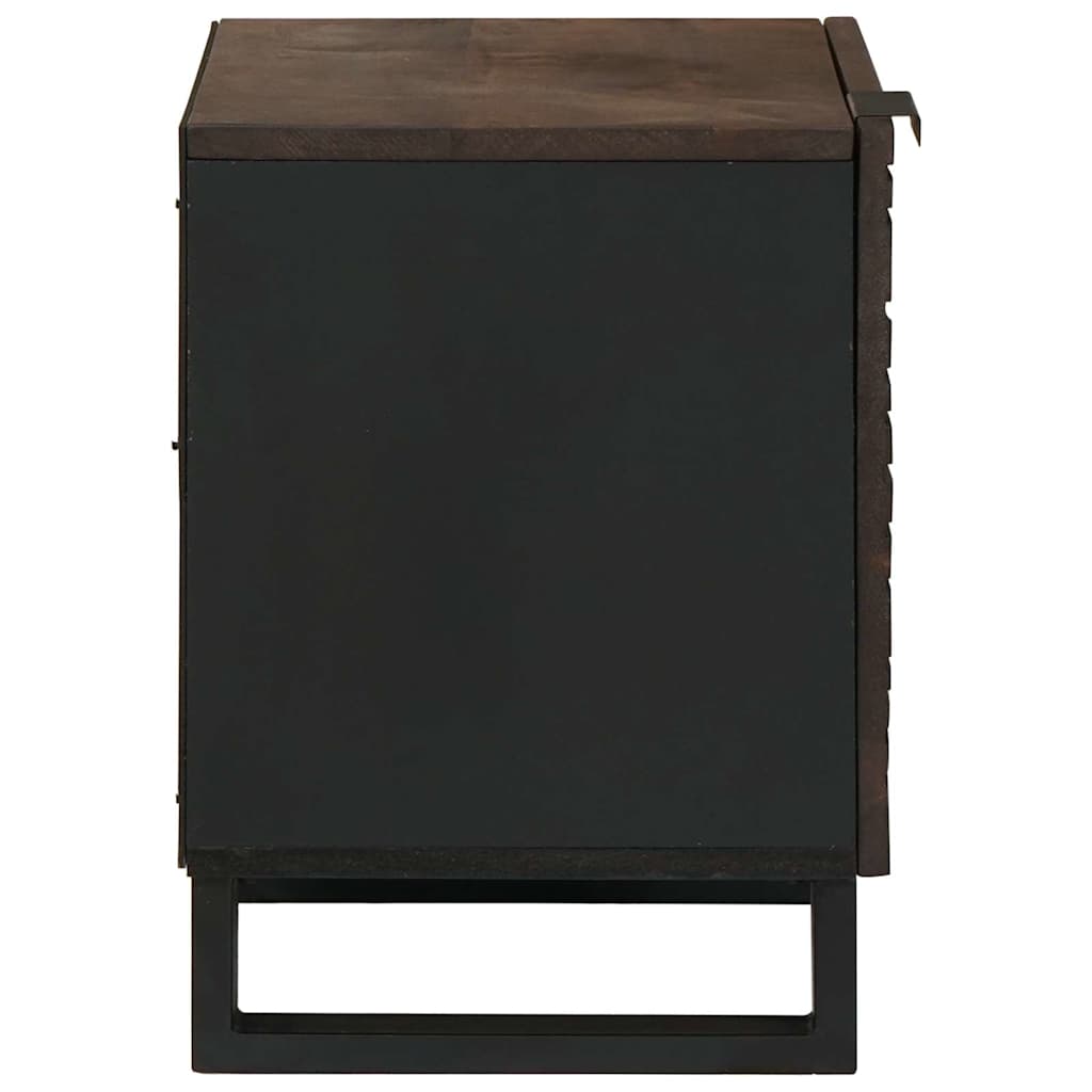 Bedside Cabinet 2 pcs Walnut 40 x 33 x 46 cm Engineered Wood