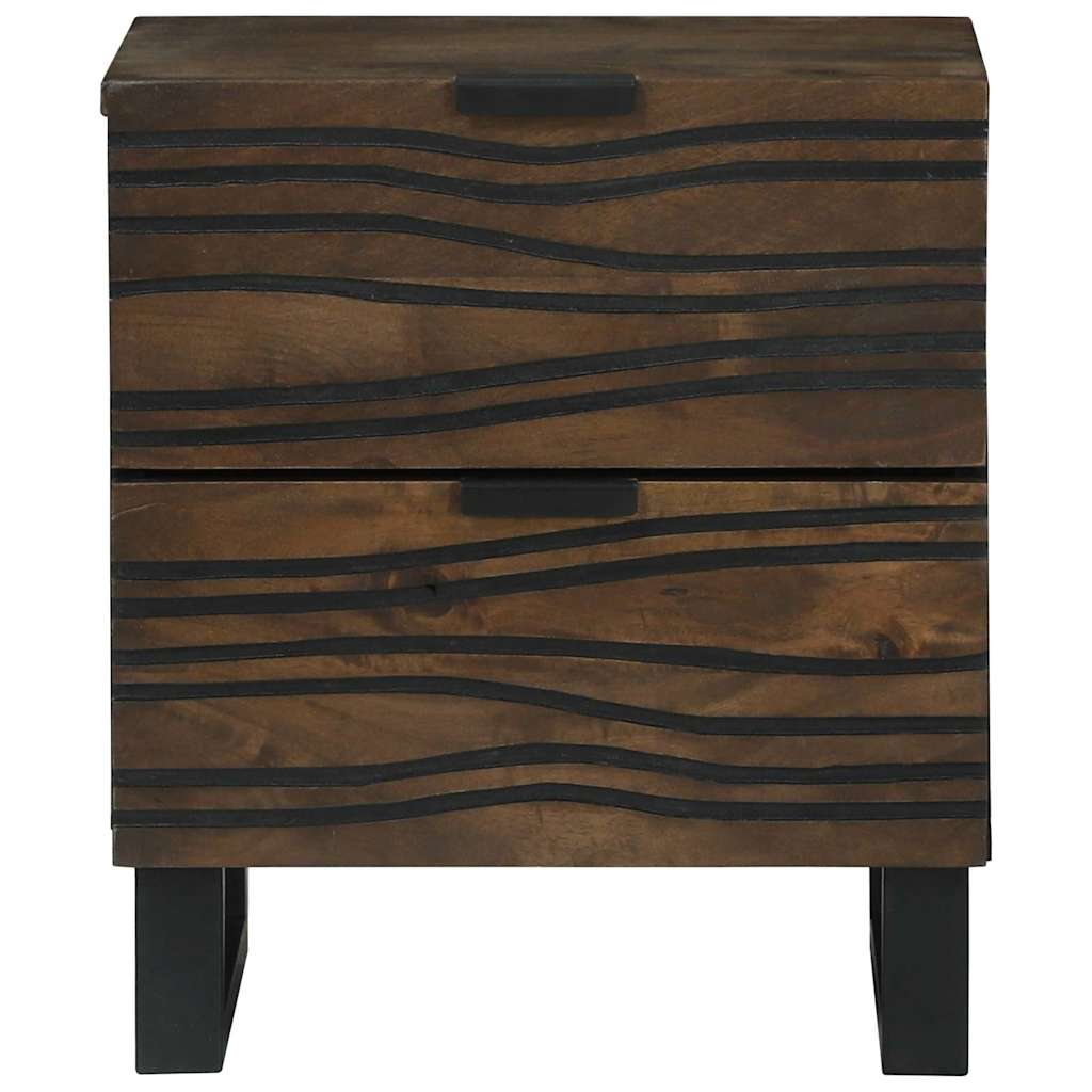Bedside Cabinet Walnut 40 x 33 x 46 cm Engineered Wood
