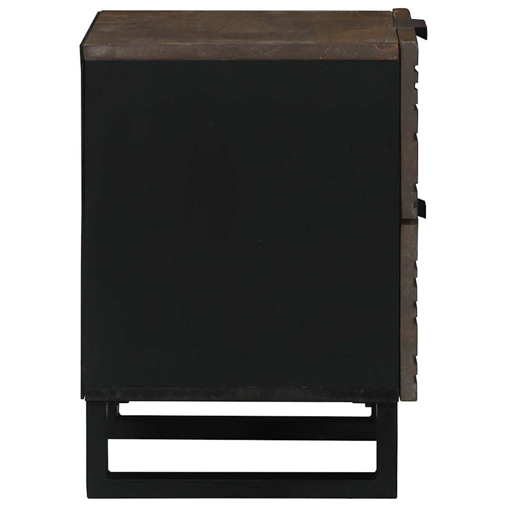Bedside Cabinet Walnut 40 x 33 x 46 cm Engineered Wood