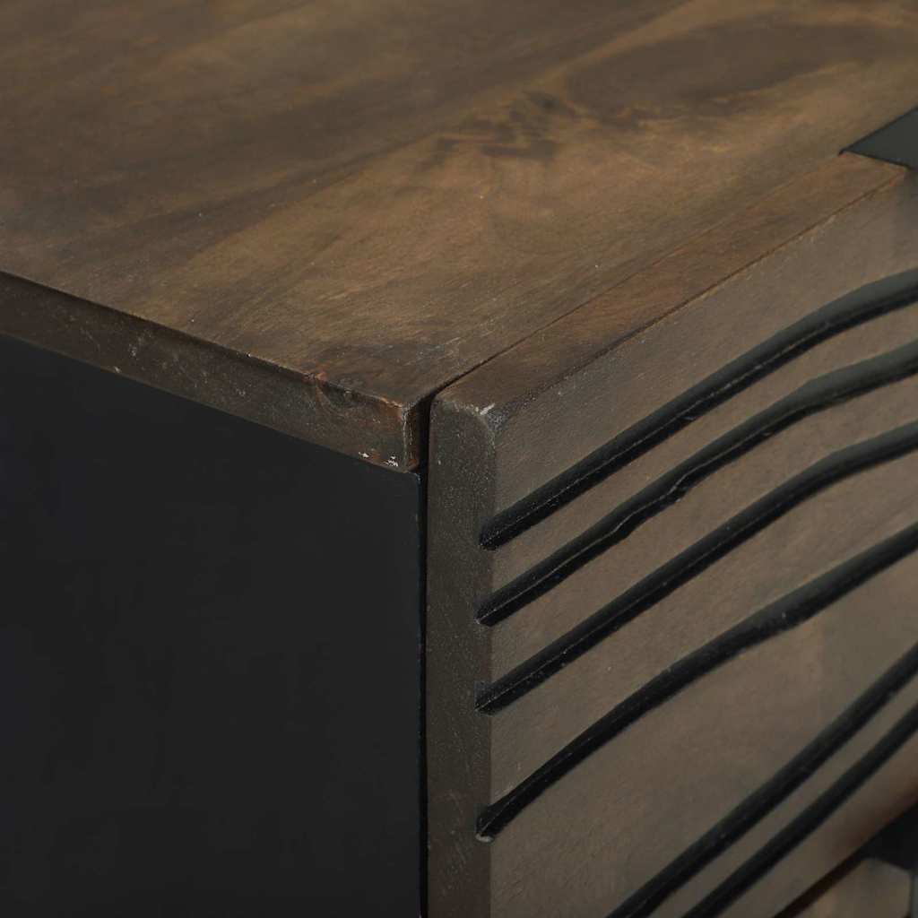 Bedside Cabinet 2 pcs Walnut 40 x 33 x 46 cm Engineered Wood