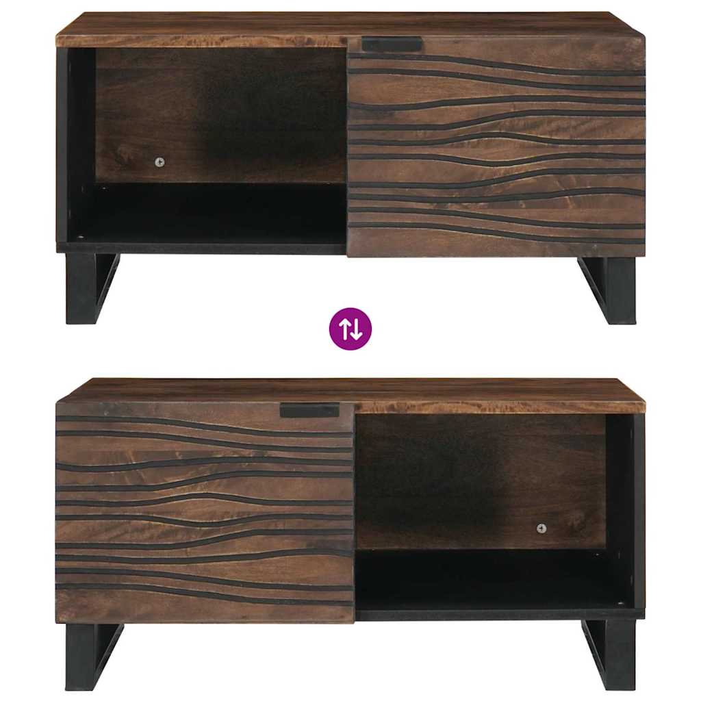 Coffee Table Walnut 80 x 50 x 40 cm Engineered Wood