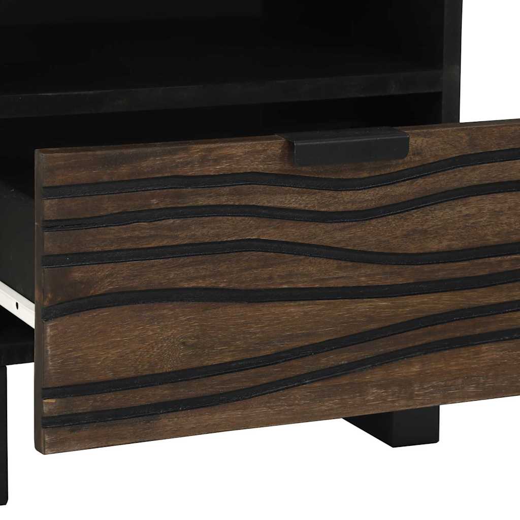 Bedside Cabinet 2 pcs Walnut 40 x 33 x 46 cm Engineered Wood