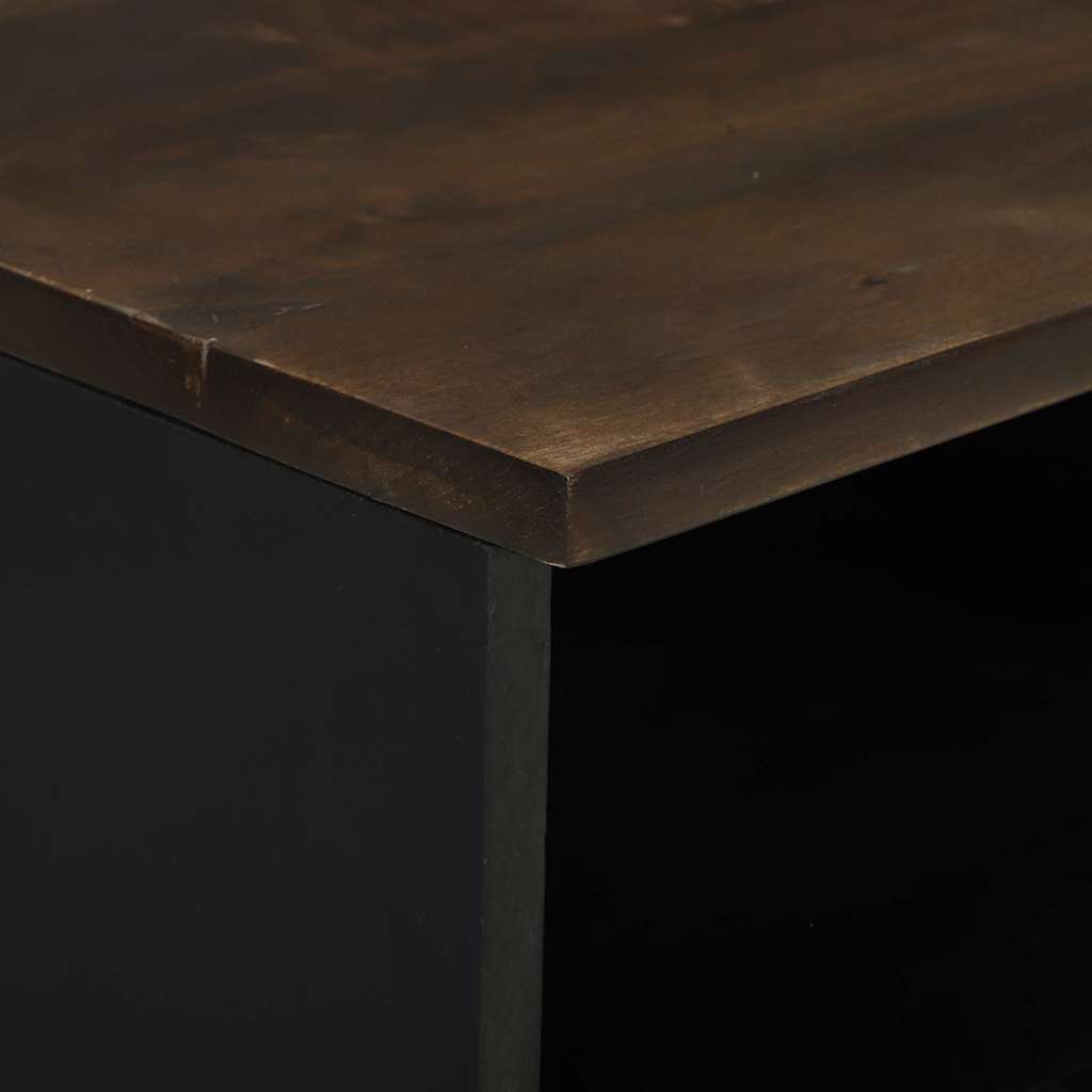 Bedside Cabinet 2 pcs Walnut 40 x 33 x 46 cm Engineered Wood