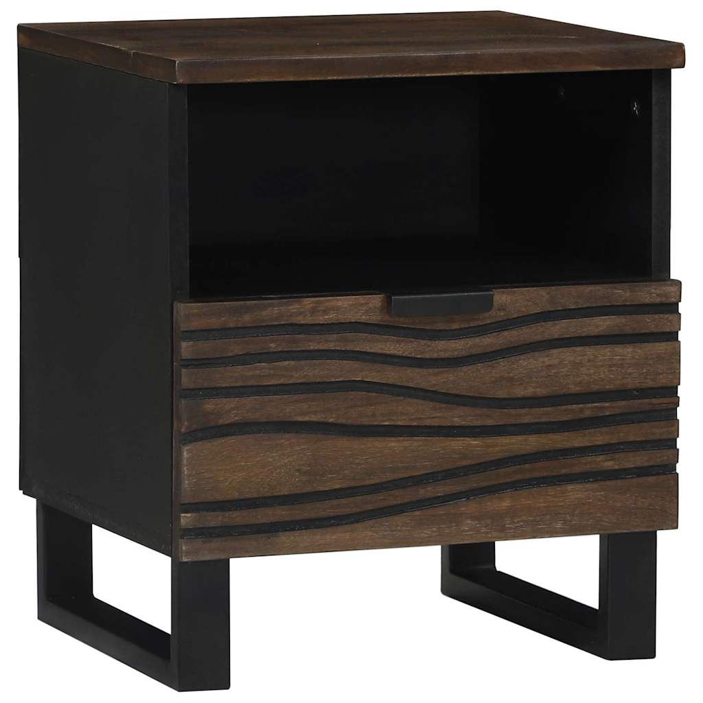 Bedside Cabinet 2 pcs Walnut 40 x 33 x 46 cm Engineered Wood